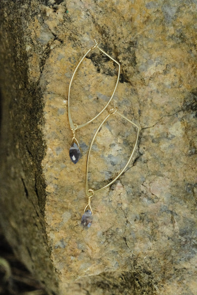 Marquise Hoops - Iolite