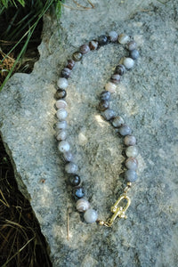 The Gemmy Necklace - In Botswana Agate