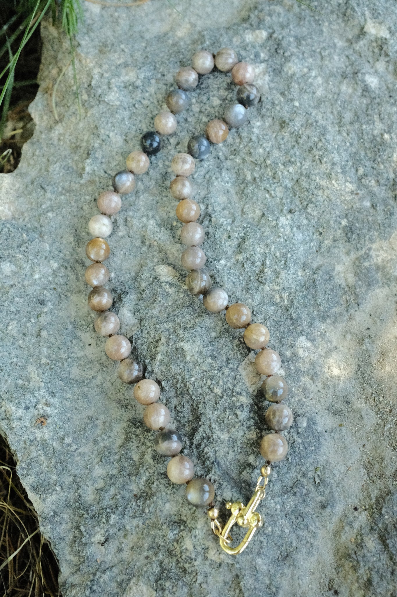 The Gemmy Necklace - In Black Sunstone