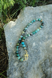 The Gemmy Necklace - In Chrysocolla