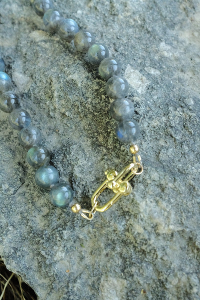 The Gemmy Necklace - In Labradorite