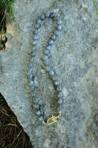 The Gemmy Necklace - In Labradorite