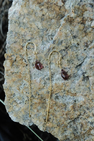 Gemstone Threaders - Garnet