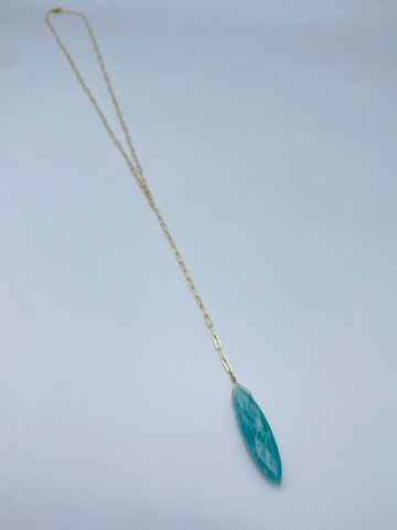 JawDropper Necklace in Amazonite